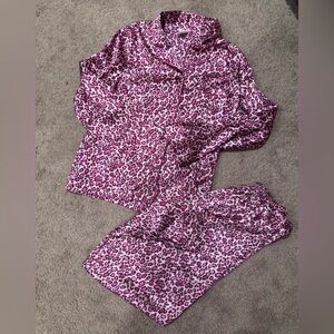 Gilligan & O’Malley Pink Leopard Pajama Set